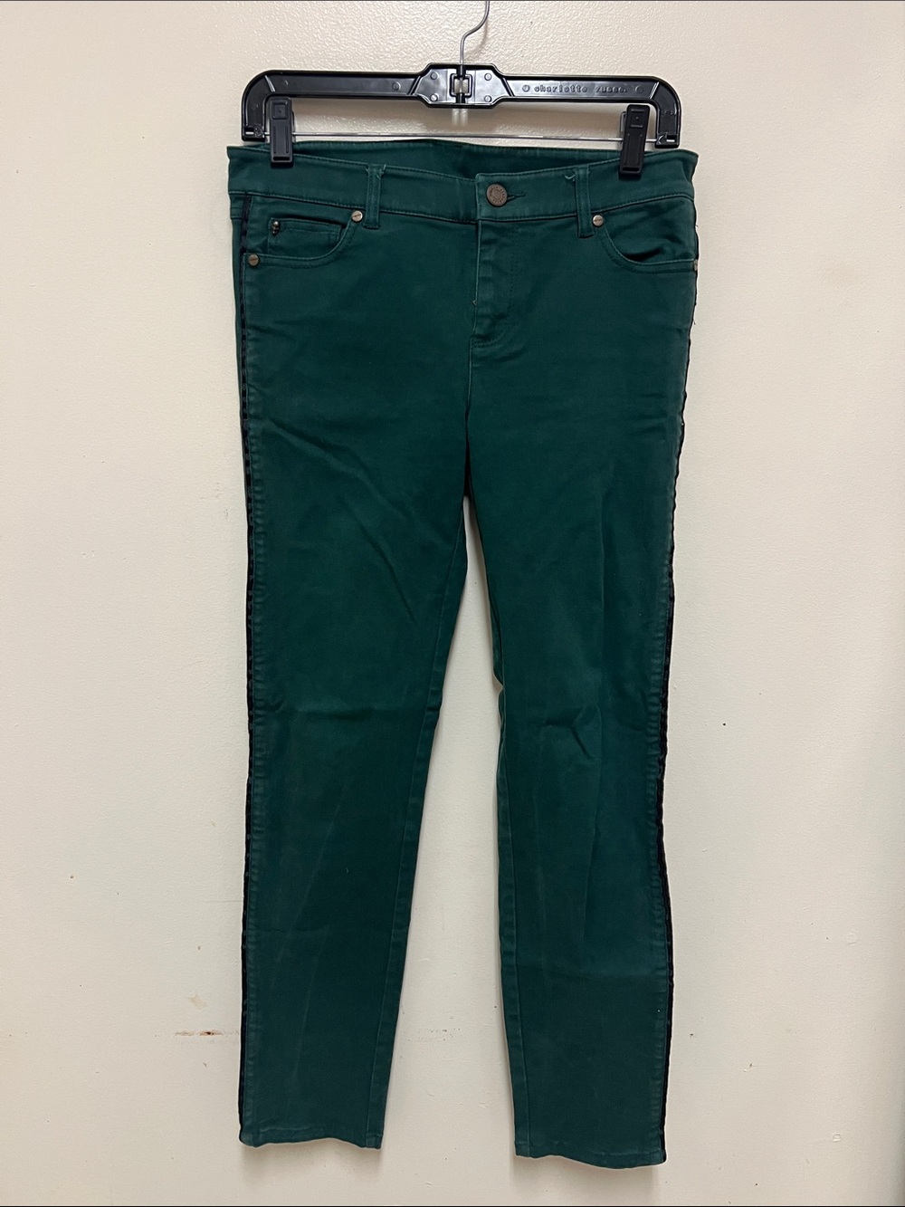 Alexander McQueen Forest Green Skinny Jeans